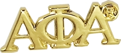 View Buying Options For The Alpha Phi Alpha Classic 3-Letter Lapel Pin