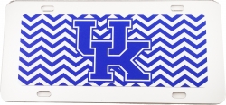 View Buying Options For The University of Kentucky Chevron Stripe Domed UK Logo Mirror Car Tag