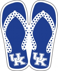 View Buying Options For The University of Kentucky Flip Flops UK Logo Magnet