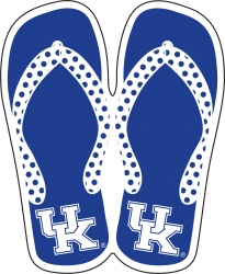 View Buying Options For The University of Kentucky Flip Flops UK Logo Magnet