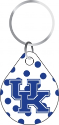 View Buying Options For The University of Kentucky Polka Dot UK Logo Mirror Keychain