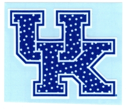View Buying Options For The University of Kentucky Polka Dot UK Logo Decal Sticker