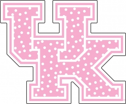 View Buying Options For The University of Kentucky Polka Dot UK Logo Decal Sticker