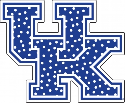 View Buying Options For The University of Kentucky Polka Dot UK Logo Magnet