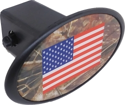 View Buying Options For The United States Flag Domed Trailer Hitch Cover