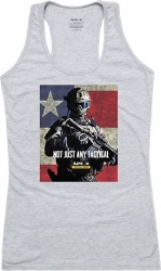 View Buying Options For The Rapid Dominance Not Just Any Tactical US Flag Graphic Womens Tank Top