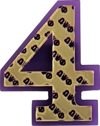 View Buying Options For The Omega Psi Phi Acrylic Line #4 Pin