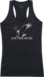 View Buying Options For The Rapid Dominance Live Free Or Die Graphic Womens Tank Top