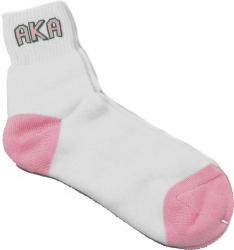 View Buying Options For The Alpha Kappa Alpha Fold Down Ladies Ankle Socks
