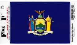 View Product Detials For The Innovative Ideas Flag It New York State Flag Self Adhesive Vinyl Decal [Pre-Pack]