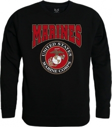View Buying Options For The RapDom Marines Logo Graphic Mens Crewneck Sweatshirt