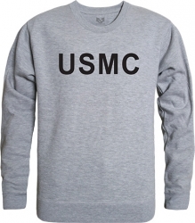 View Buying Options For The RapDom USMC Text Graphic Mens Crewneck Sweatshirt