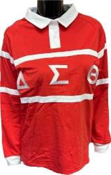 View Buying Options For The Buffalo Dallas Delta Sigma Theta Rugby Womens Long Sleeve Tee