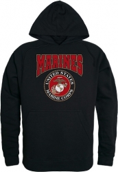 View Buying Options For The RapDom Marines Round Logo Graphic Mens Pullover Hoodie