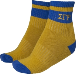 View Buying Options For The Sigma Gamma Rho Quarter Socks