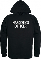 View Buying Options For The Rapid Dominance Narcotics Officer Text Graphic Mens Pullover Hoodie