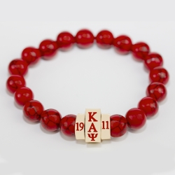 View Buying Options For The Kappa Alpha Psi Natural Stone Bead Bracelet