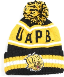 View Buying Options For The Big Boy Arkansas At Pine Bluff Golden Lions S254 Beanie With Ball