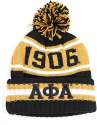 View Buying Options For The Big Boy Alpha Phi Alpha Divine 9 S252 Beanie With Ball
