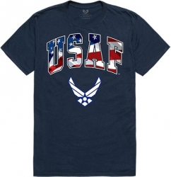 View Buying Options For The RapDom Air Force Flag Letter Mens Tee