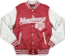 View Product Detials For The Big Boy Morehouse Maroon Tigers S7 Light Weight Mens Baseball Jacket