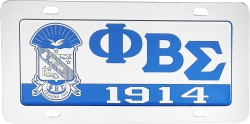 View Buying Options For The Phi Beta Sigma Domed Crest Tag License Plate