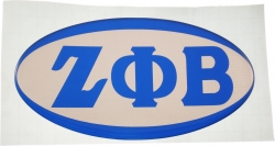 View Buying Options For The Zeta Phi Beta Domed Decal Sticker [Pre-Pack]
