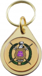 View Buying Options For The Omega Psi Phi Domed Crest Key Chain