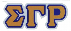 View Buying Options For The Sigma Gamma Rho Reflective Decal Sticker