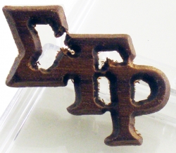 View Buying Options For The Sigma Gamma Rho Small Wood Letter Pin