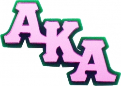 View Buying Options For The Alpha Kappa Alpha Big Letter Mirror Pin