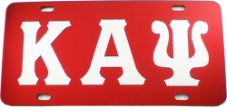 View Buying Options For The Kappa Alpha Psi Inlaid Color Mirror License Plate
