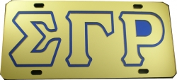View Buying Options For The Sigma Gamma Rho Inlaid Mirror License Plate