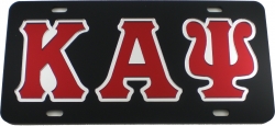View Buying Options For The Kappa Alpha Psi Outlined Color Mirror License Plate