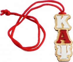 View Buying Options For The Kappa Alpha Psi Drop Letter Oak Wood Mirror Medallion