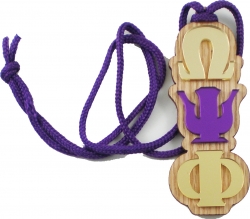 View Buying Options For The Omega Psi Phi Oak Wood Backed Medallion
