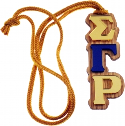 View Buying Options For The Sigma Gamma Rho Oak Wood Backed Medallion