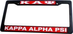 View Buying Options For The Kappa Alpha Psi Text Decal Plastic License Plate Frame