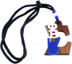 View Buying Options For The Phi Beta Sigma - Hand Sign Wood Medallion