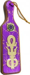 View Buying Options For The Omega Psi Phi Escutcheon Shield Small Domed Paddle