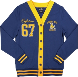 View Buying Options For The Big Boy Johnson C. Smith Golden Bulls S10 Womens Cardigan