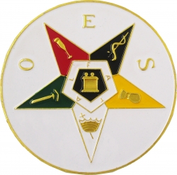 View Buying Options For The Eastern Star Classic Round Car Emblem