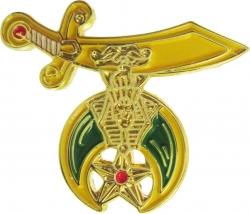 View Product Detials For The Shriner Symbol Lapel Pin