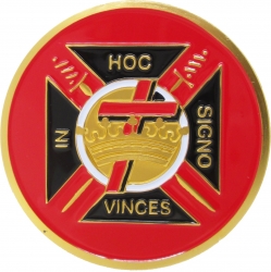 View Buying Options For The Knights Templar Symbol Round Car Emblem