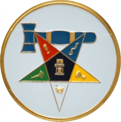 View Buying Options For The Eastern Star Past Matron Round Car Emblem