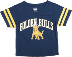 View Buying Options For The Big Boy Johnson C. Smith Golden Bulls S4 Cropped Womens Tee