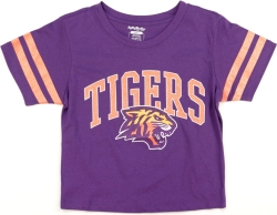 View Product Detials For The Big Boy Edward Waters Tigers S4 Foil Cropped Womens Tee