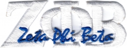 View Buying Options For The Zeta Phi Beta Inner Signature Iron-On Patch