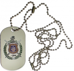 View Product Detials For The Omega Psi Phi Double Sided Dog Tag