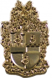 View Buying Options For The Alpha Phi Alpha Polished Sandblasted Shield Lapel Pin